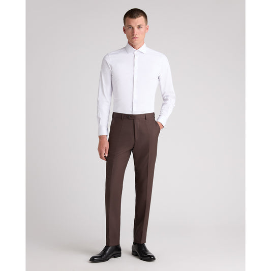 Remus Uomo 72740 47 Brown/Grey Trouser Slim