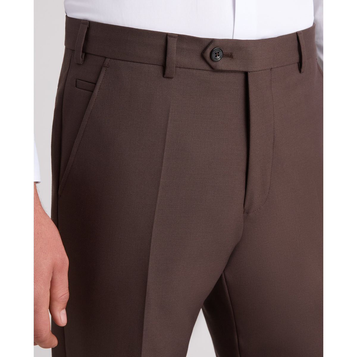 Remus Uomo 72740 47 Brown/Grey Trouser Slim