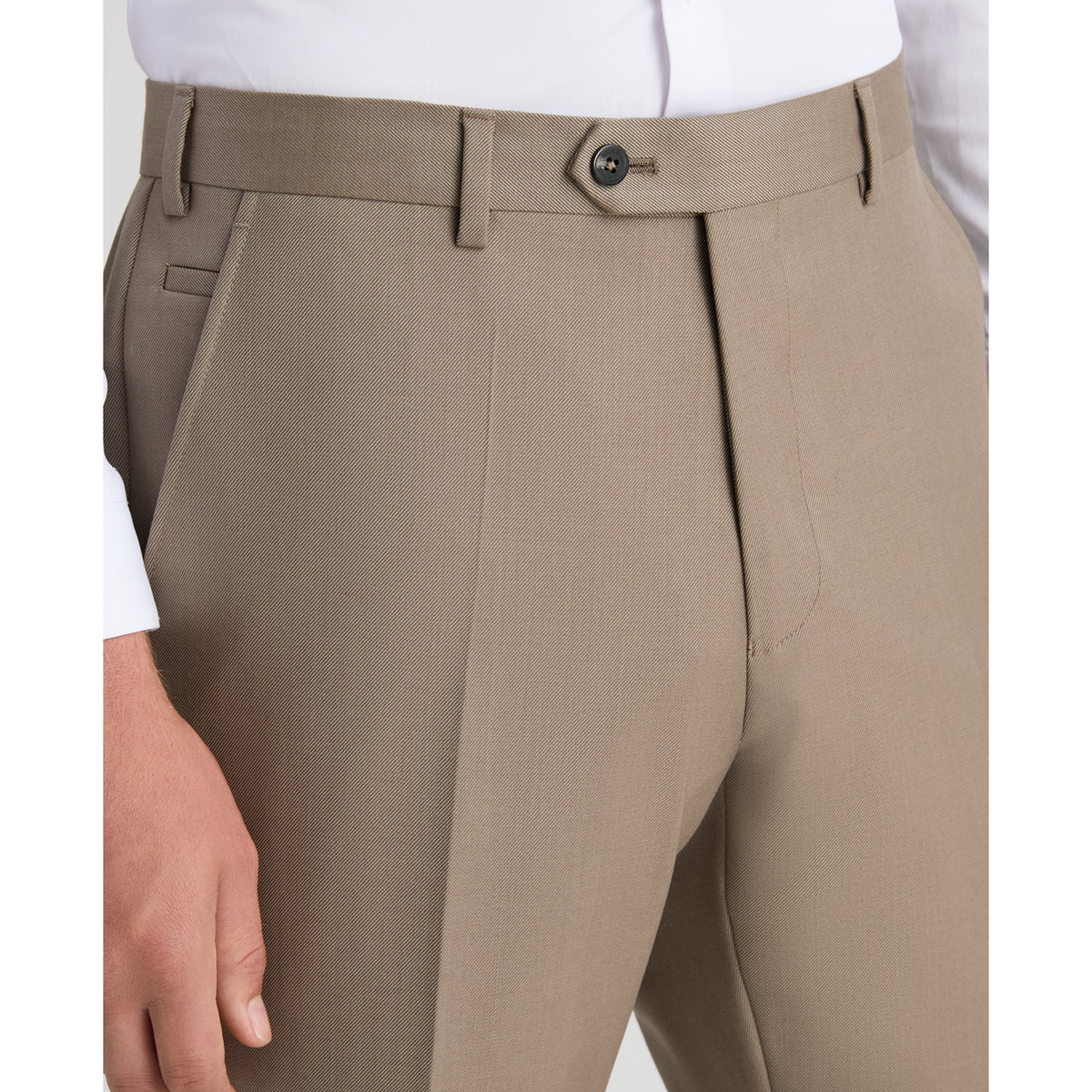 Remus Uomo 72740 96 Fawn Trouser Slim