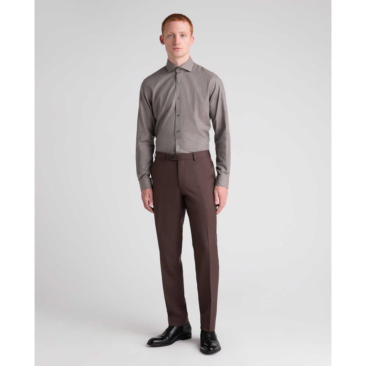 Remus Uomo 72741 47 Brown/Grey Trouser Tapered