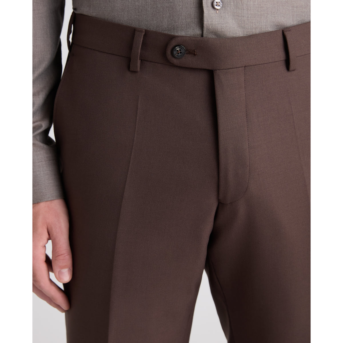 Remus Uomo 72741 47 Brown/Grey Trouser Tapered