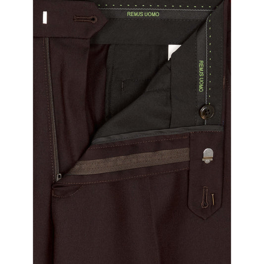 Remus Uomo 72742 69 Wine Trouser Slim