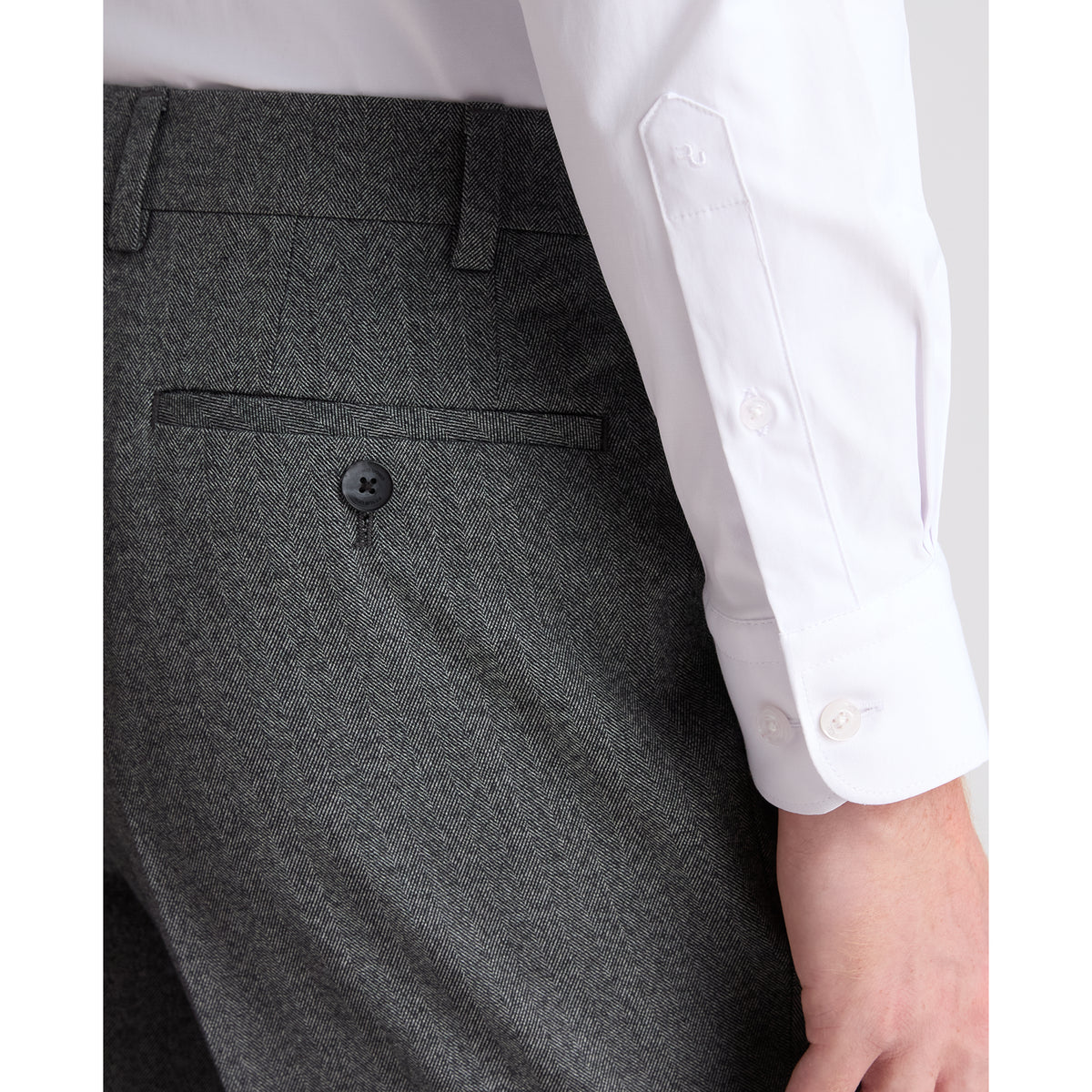 Remus Uomo 72746 07 Dark Grey Trouser Tapered