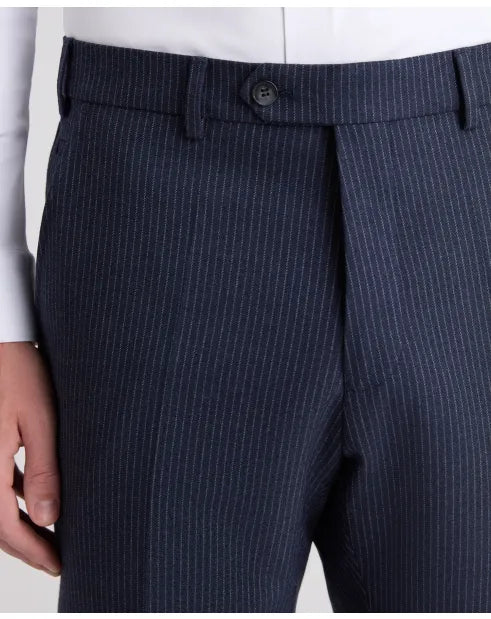 Remus Uomo 72752 26 Trouser Navy Pinstripe Tapered