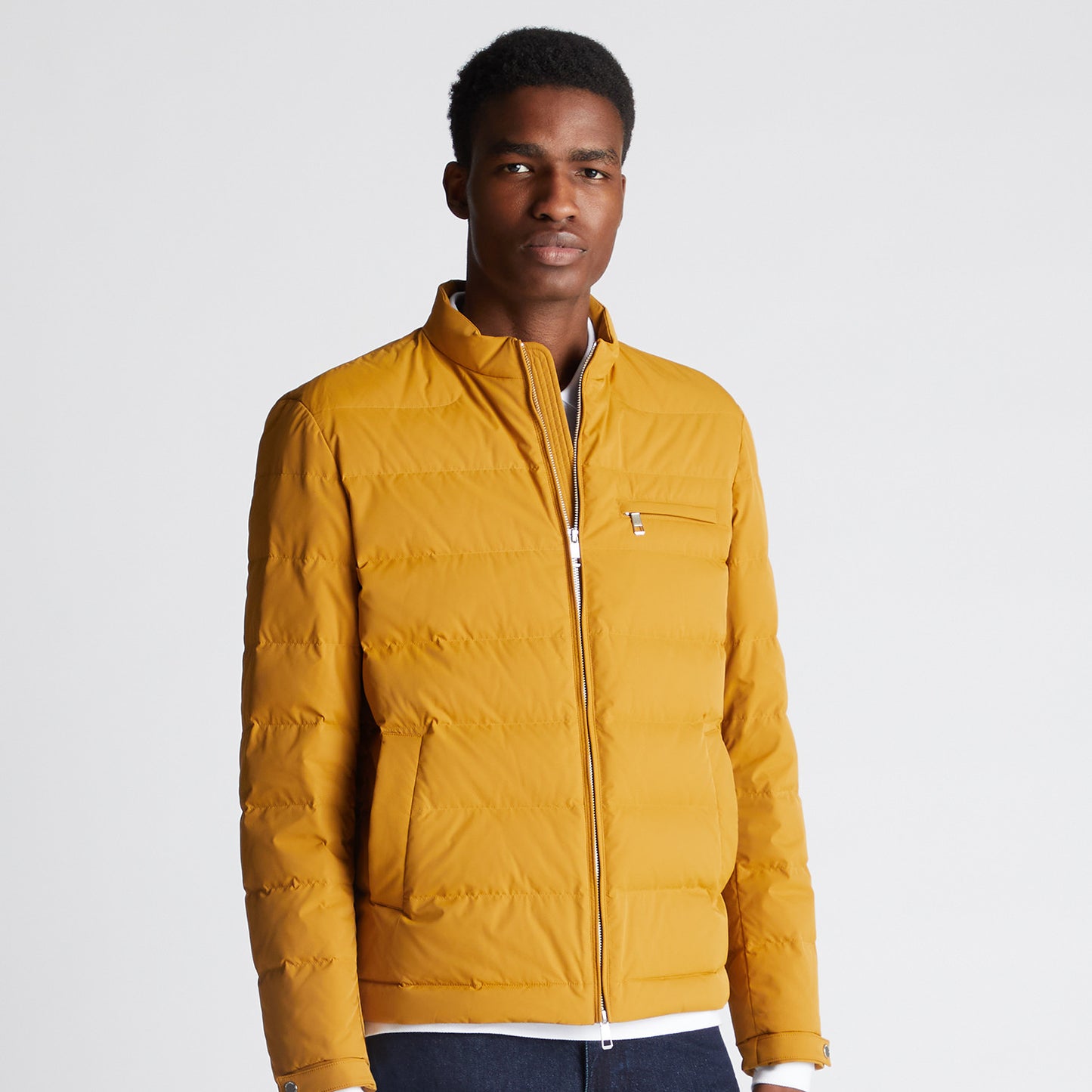 Remus Uomo 80480 54 Ochre Quilted Jacket