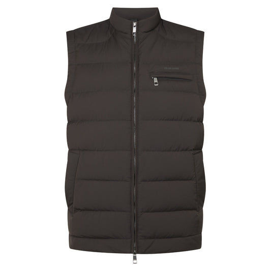 Remus Uomo 80481 00 Black Quilted Gilet