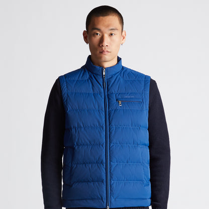 Remus Uomo 80481 26 Blue Quilted Gilet