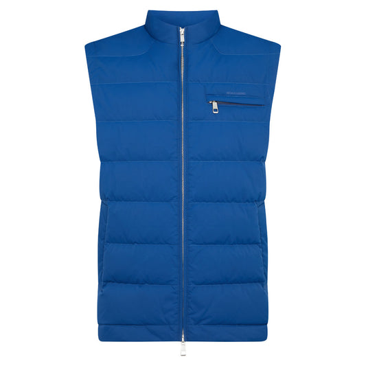 Remus Uomo 80481 26 Blue Quilted Gilet