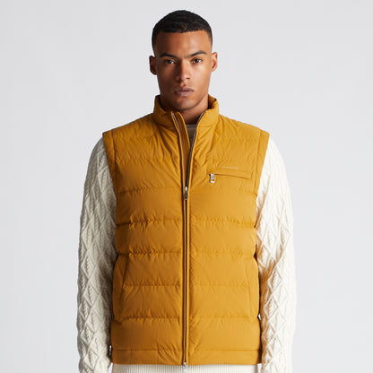 Remus Uomo 80481 54 Ochre Quilted Gilet