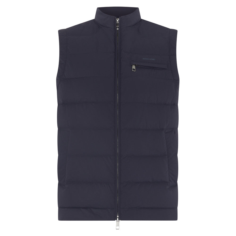 Remus Uomo 80481 78 Navy Quilted Gilet