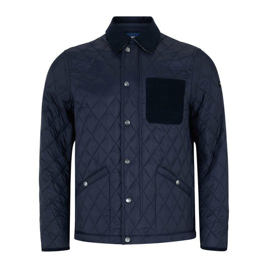 Drifter 80669 78 Navy Calder Quilted Jacket