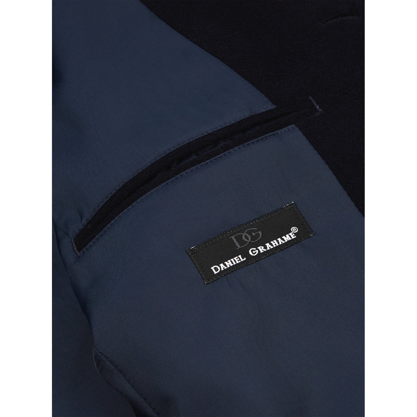 Daniel Grahame 90206 28 Navy Watson Overcoat