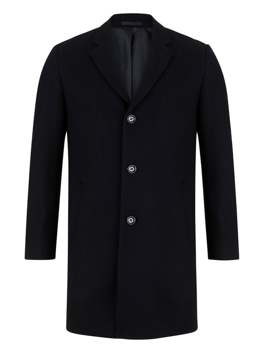 Daniel Grahame 90337 00 Black Osbourne Overcoat