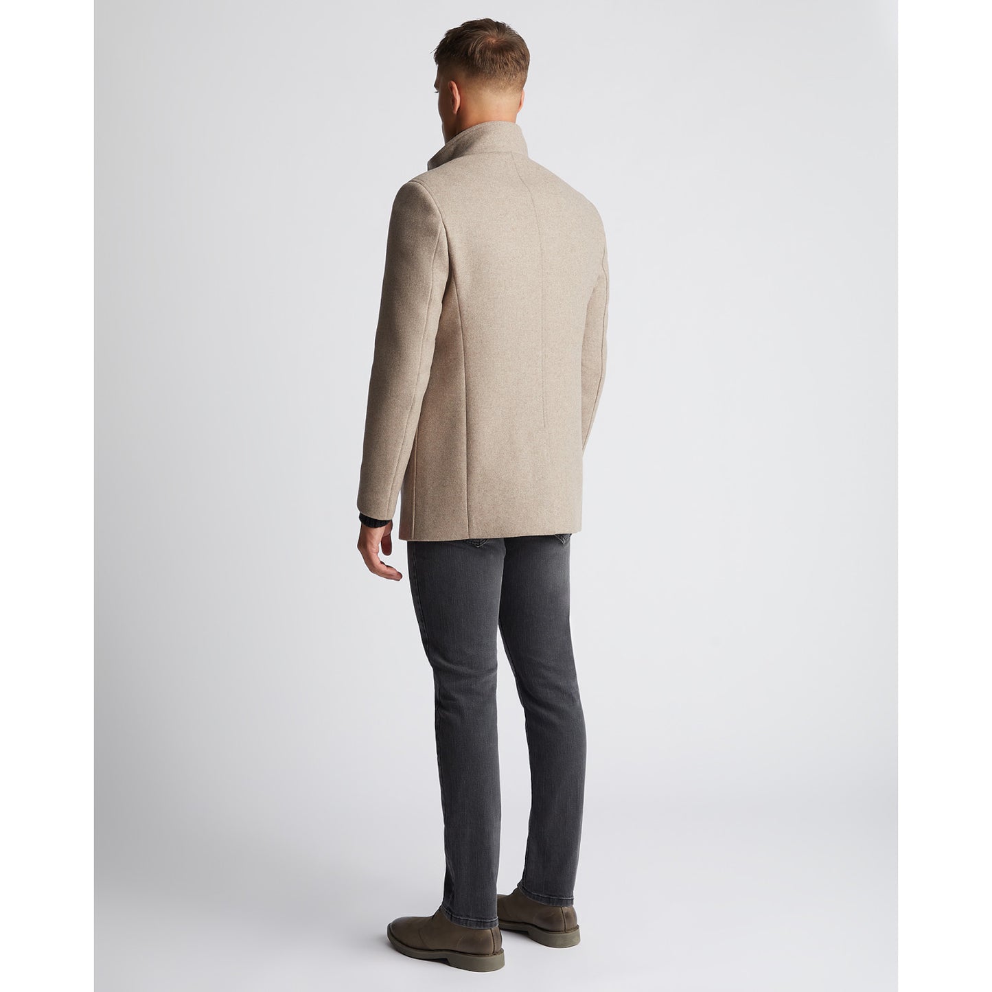 Remus Uomo 90374 96 Fawn Jonah Overcoat