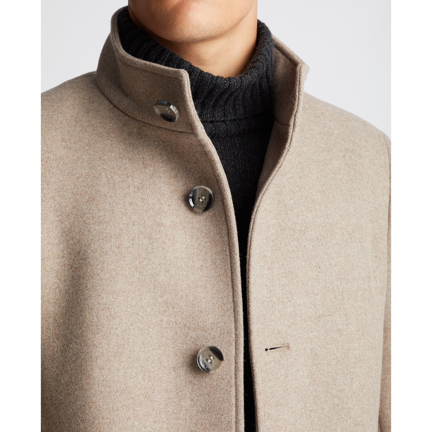 Remus Uomo 90374 96 Fawn Jonah Overcoat