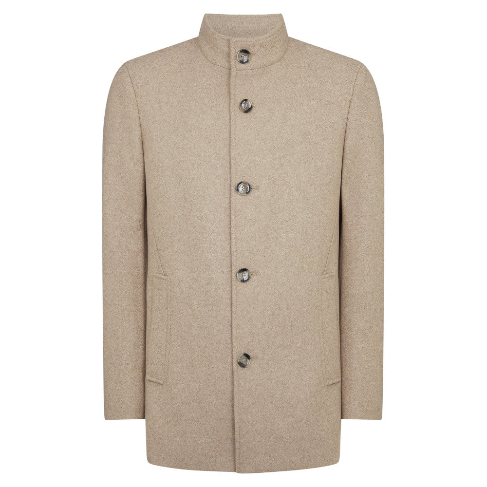 Remus Uomo 90374 96 Fawn Jonah Overcoat