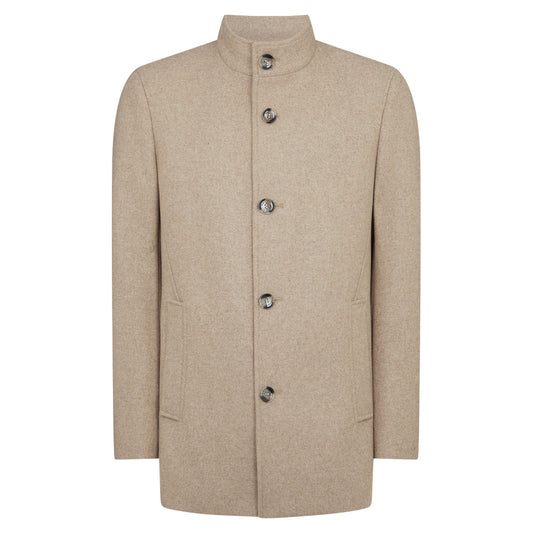 Remus Uomo 90374 96 Fawn Jonah Overcoat