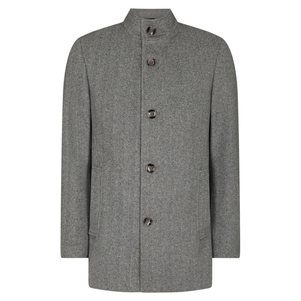 Remus Uomo 90410 05 Grey Jonah Overcoat