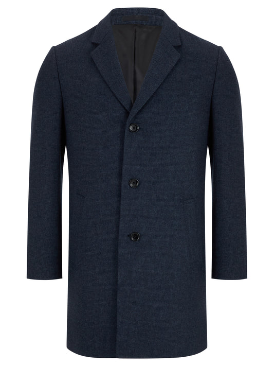 Daniel Grahame 90461 28 Slate Blue Osbourne Overcoat