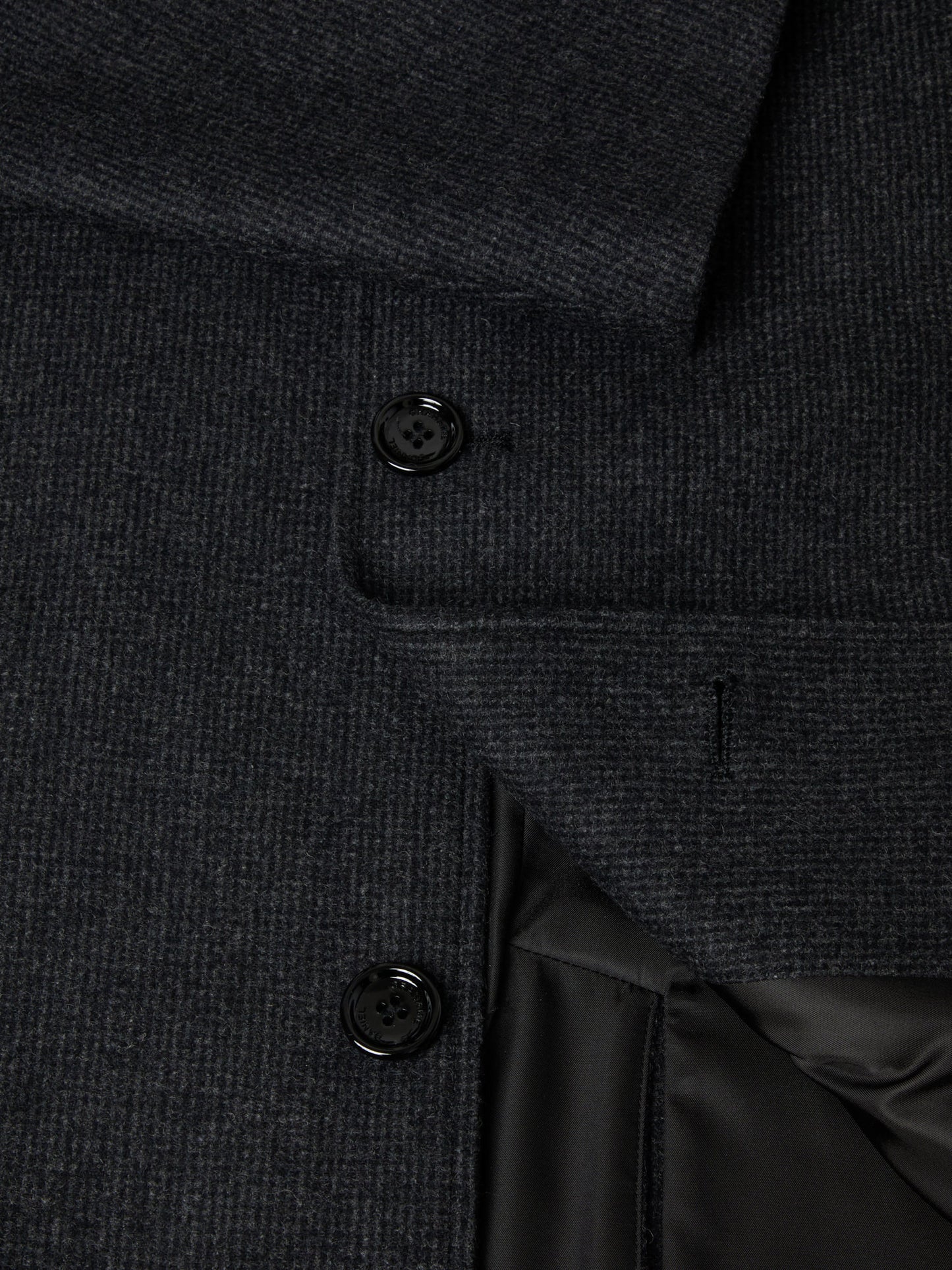 Daniel Grahame 90604 09 Charcoal Bales Overcoat