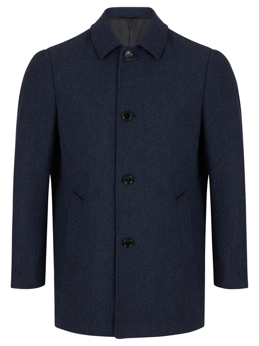 Daniel Grahame 90604 28 Slate Blue Bales Overcoat
