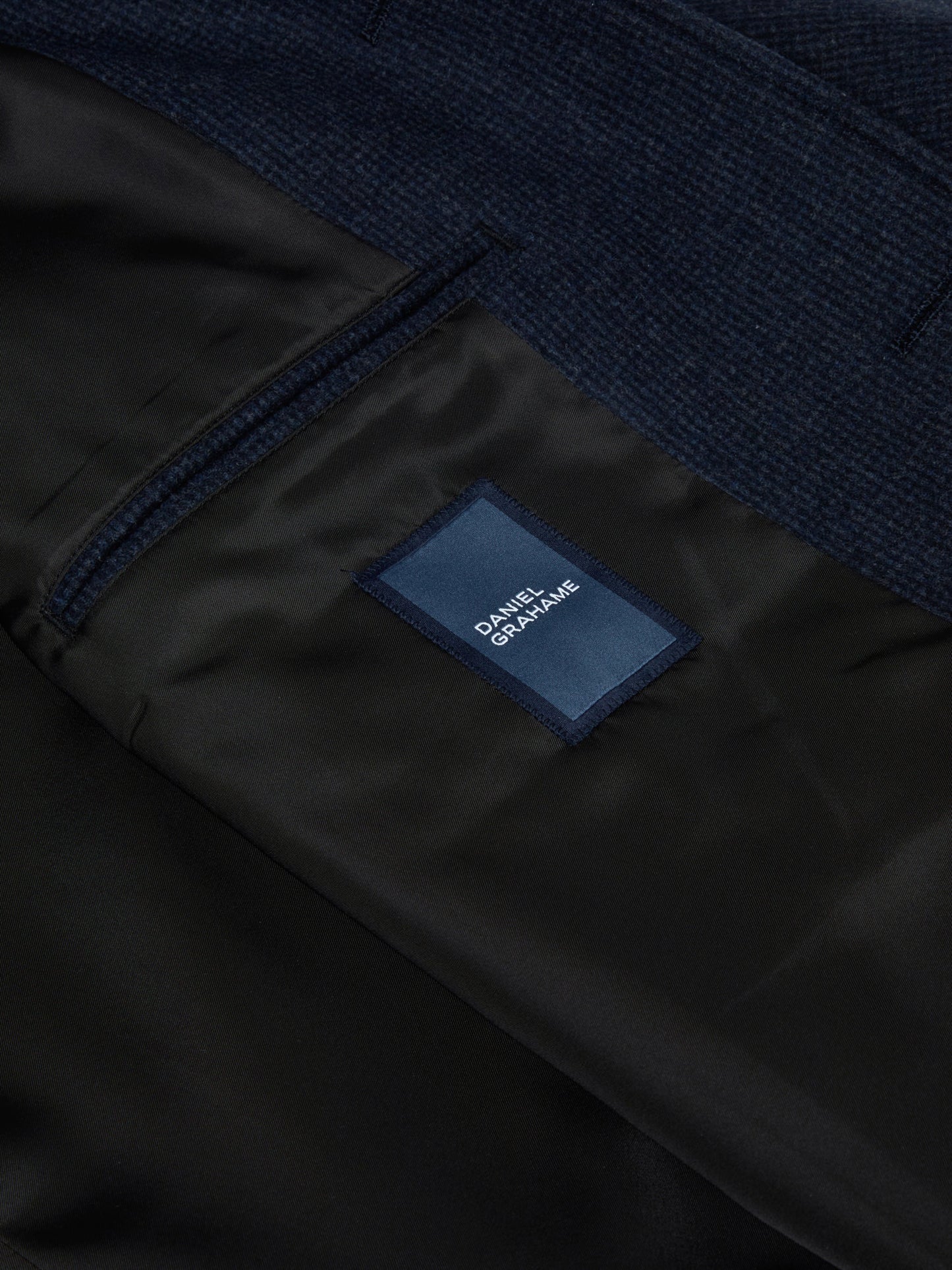 Daniel Grahame 90604 28 Slate Blue Bales Overcoat