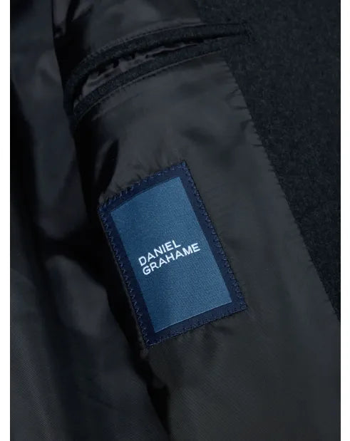 Daniel Grahame 90605 09 Charcoal 2 Bales Overcoat