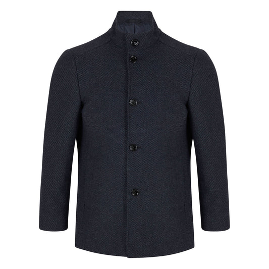 Daniel Grahame 90606 28 Navy Watson Overcoat