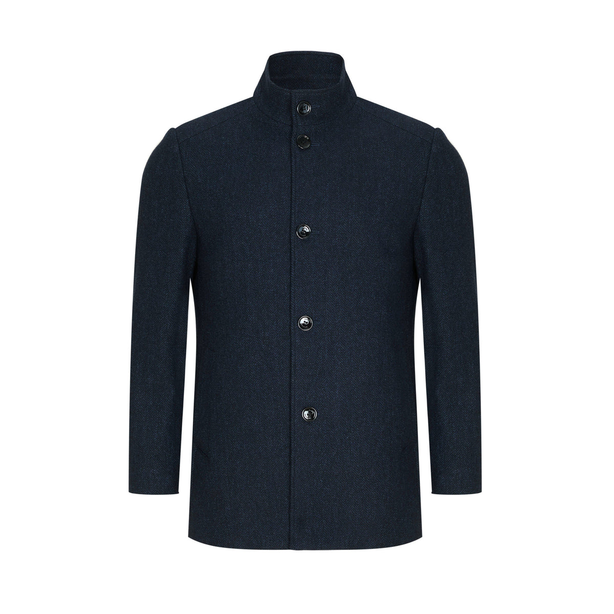 Daniel Grahame 90614 29 Navy Overcoat