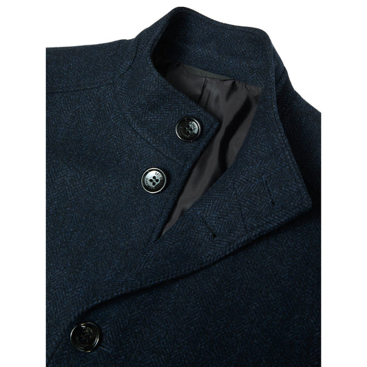 Daniel Grahame 90614 29 Navy Overcoat