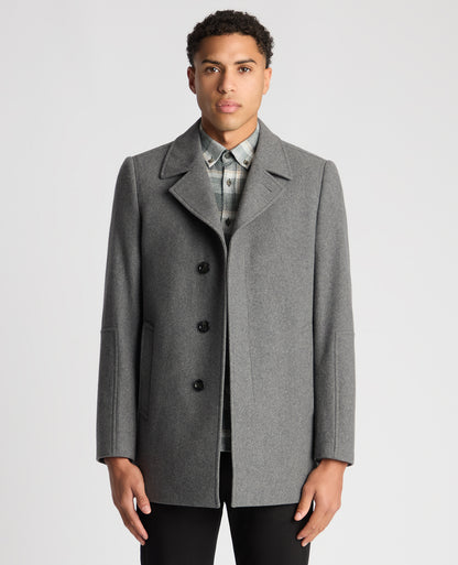 Remus Uomo 90700 07 Dark Grey Lochlan Overcoat