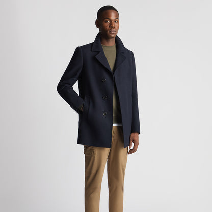 Remus Uomo 90700 78 Navy Lochlan Overcoat