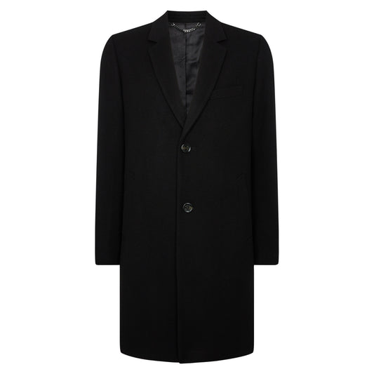 Remus Uomo 90701 00 Black Kayden Overcoat