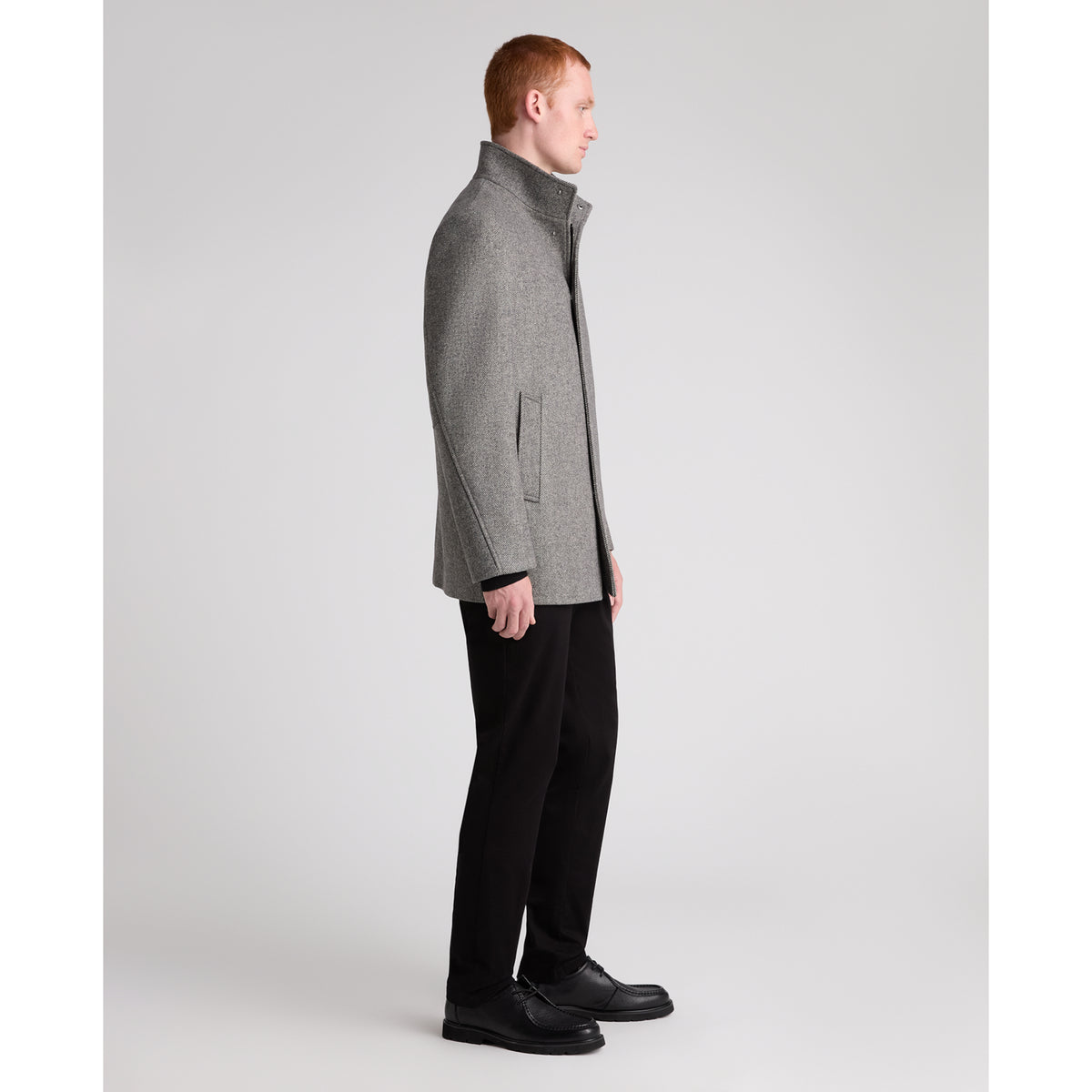 Remus Uomo 90711 06 Dark Grey Jacob Overcoat