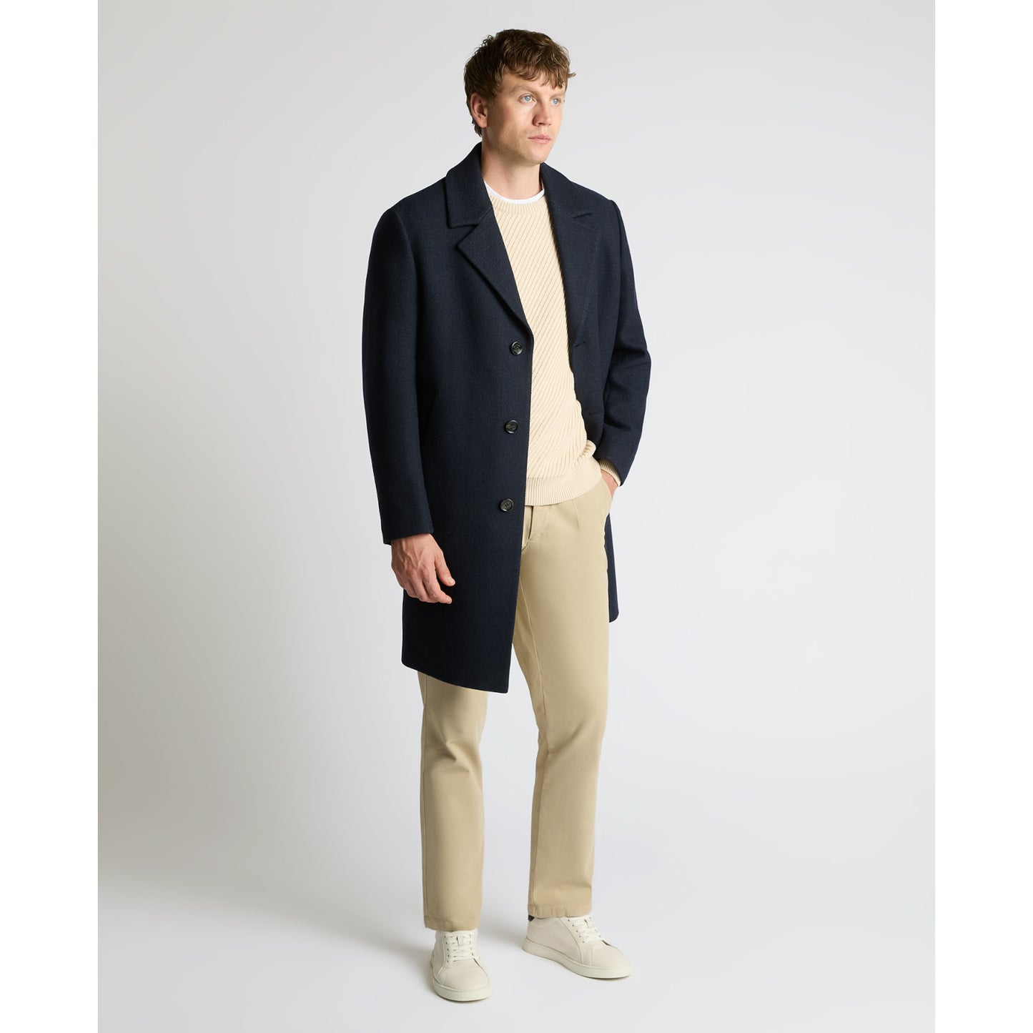 Remus Uomo 90712 78 Navy Dylan Overcoat
