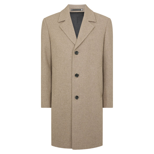 Remus Uomo 90712 96 Fawn Dylan Overcoat