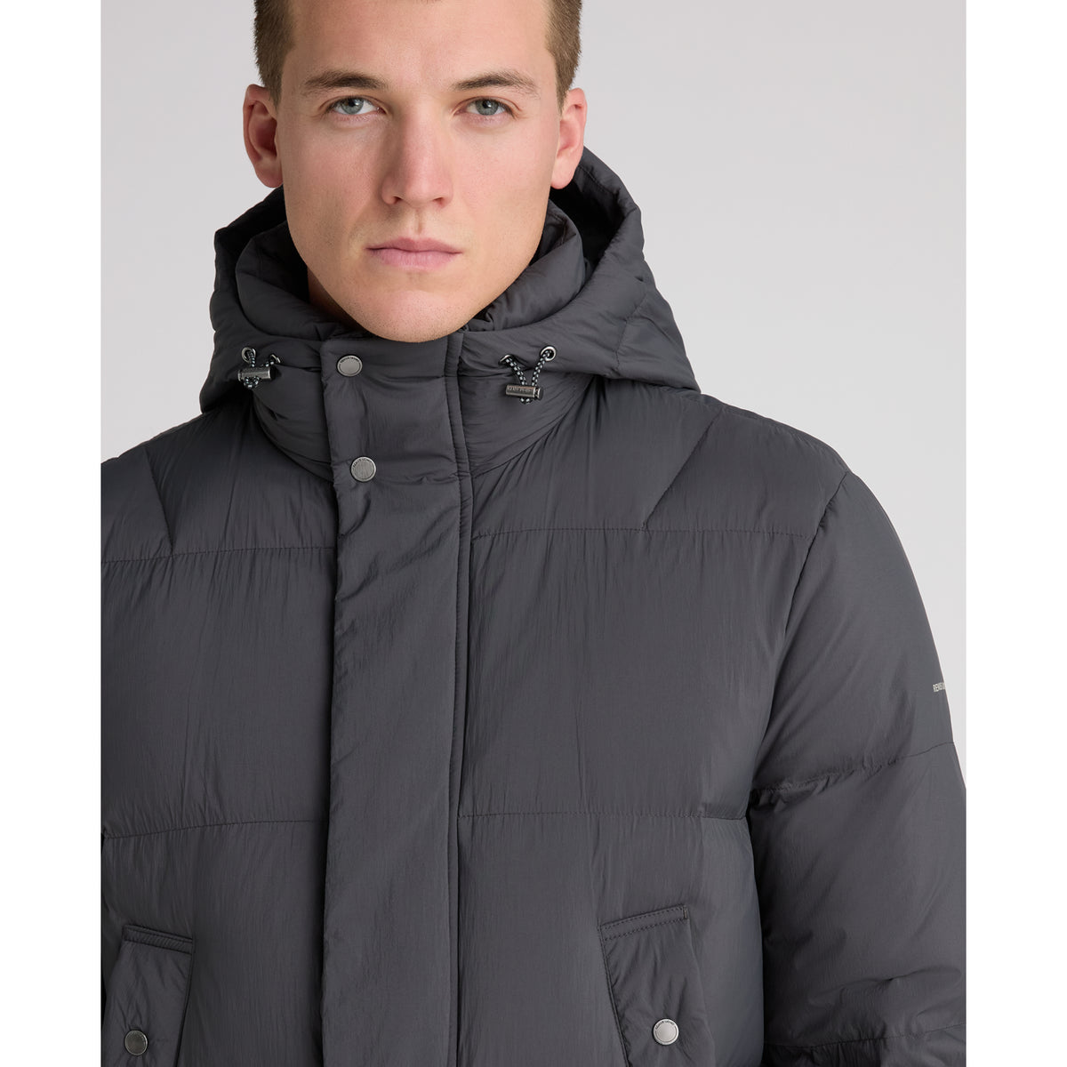 Remus Uomo 90723 08 Charcoal Tate Quilted Parka