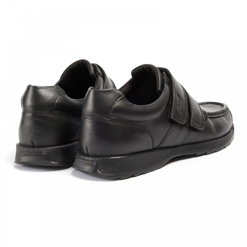 Pod Aran Double Strap Black Shoe