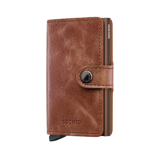 Secrid Vintage Cognac & Brown Miniwallet