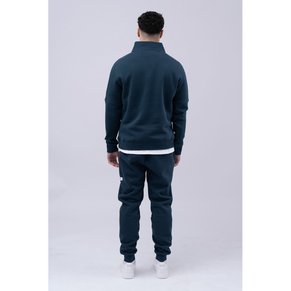 Supremebeing Rico- Z6202 Azure Teal 1/4 Zip
