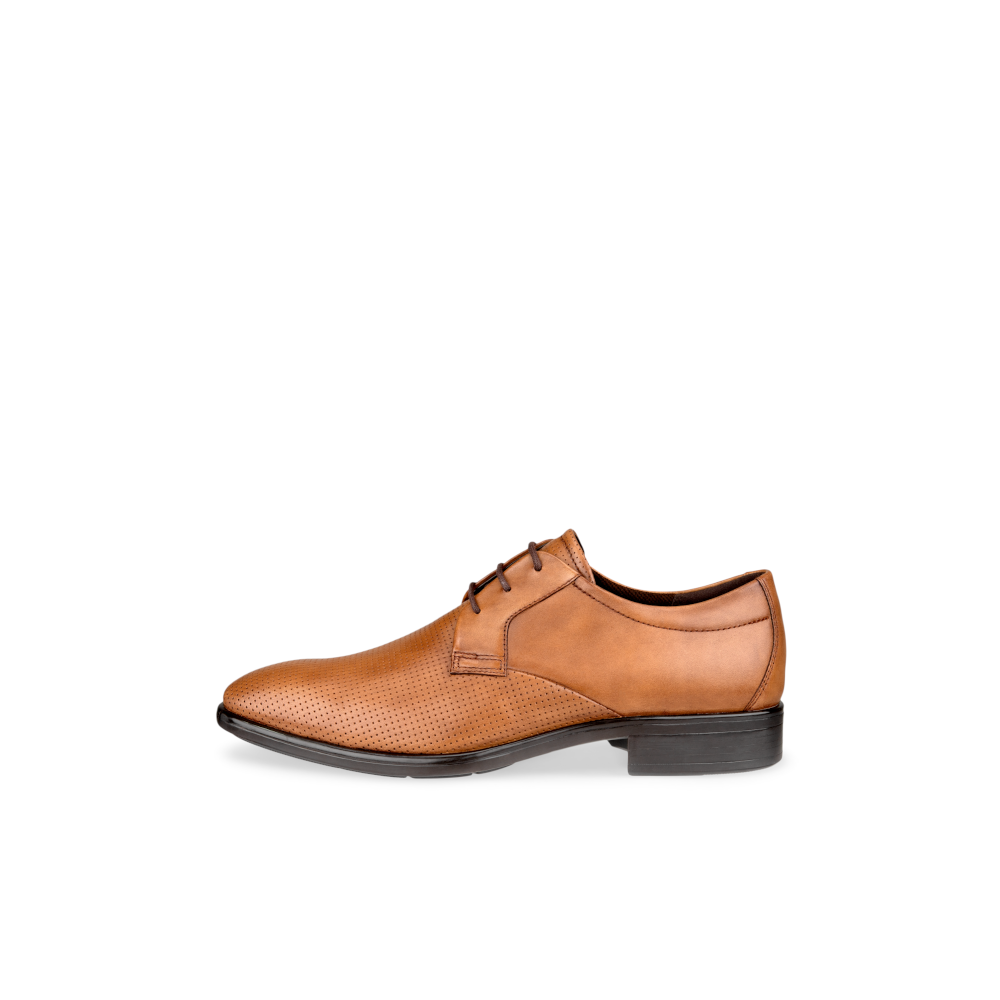 Ecco 512814 01112 Citytray Tan Formal Shoes