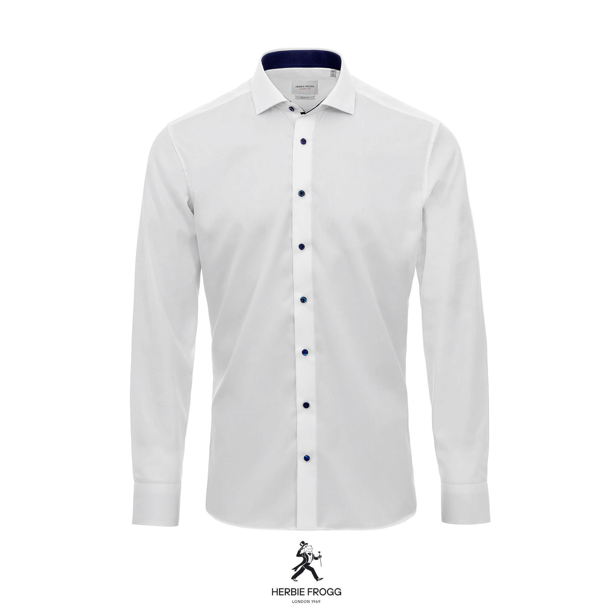 Herbie Frogg 52153 White Slim Fit