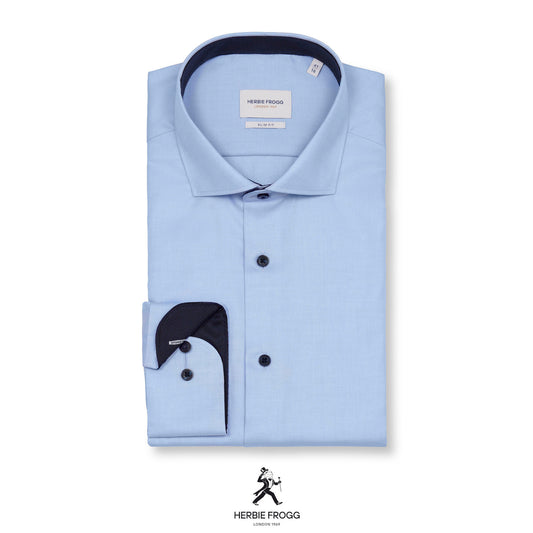 Herbie Frogg 52154 Blue Slim Fit Shirt