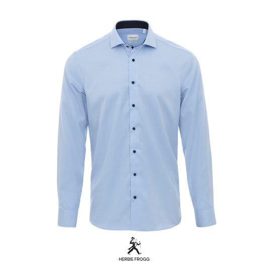 Herbie Frogg 52154 Blue Slim Fit Shirt
