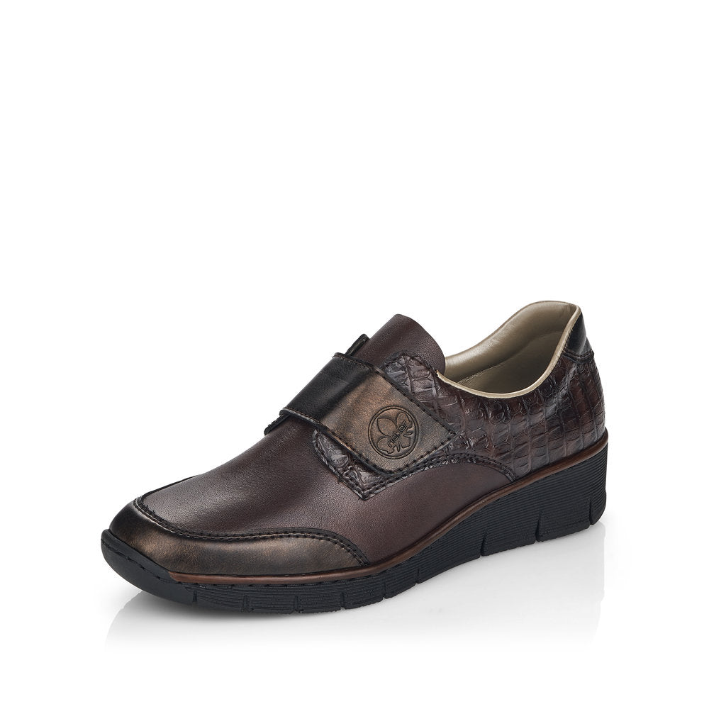 Rieker 53750-25 Doris Antique/Merbau/Nougat Casual Shoes