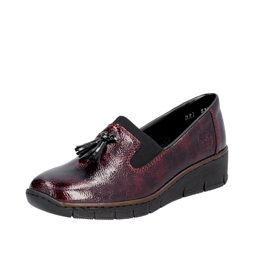 Rieker 53751-35 Burgundy Casual Shoes