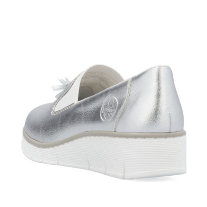 Rieker 53751-90 Silver Casual Shoes