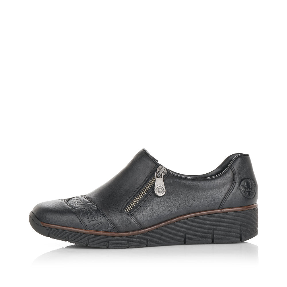 Rieker 53761-00 Doris Black/Black/Black Casual Shoes