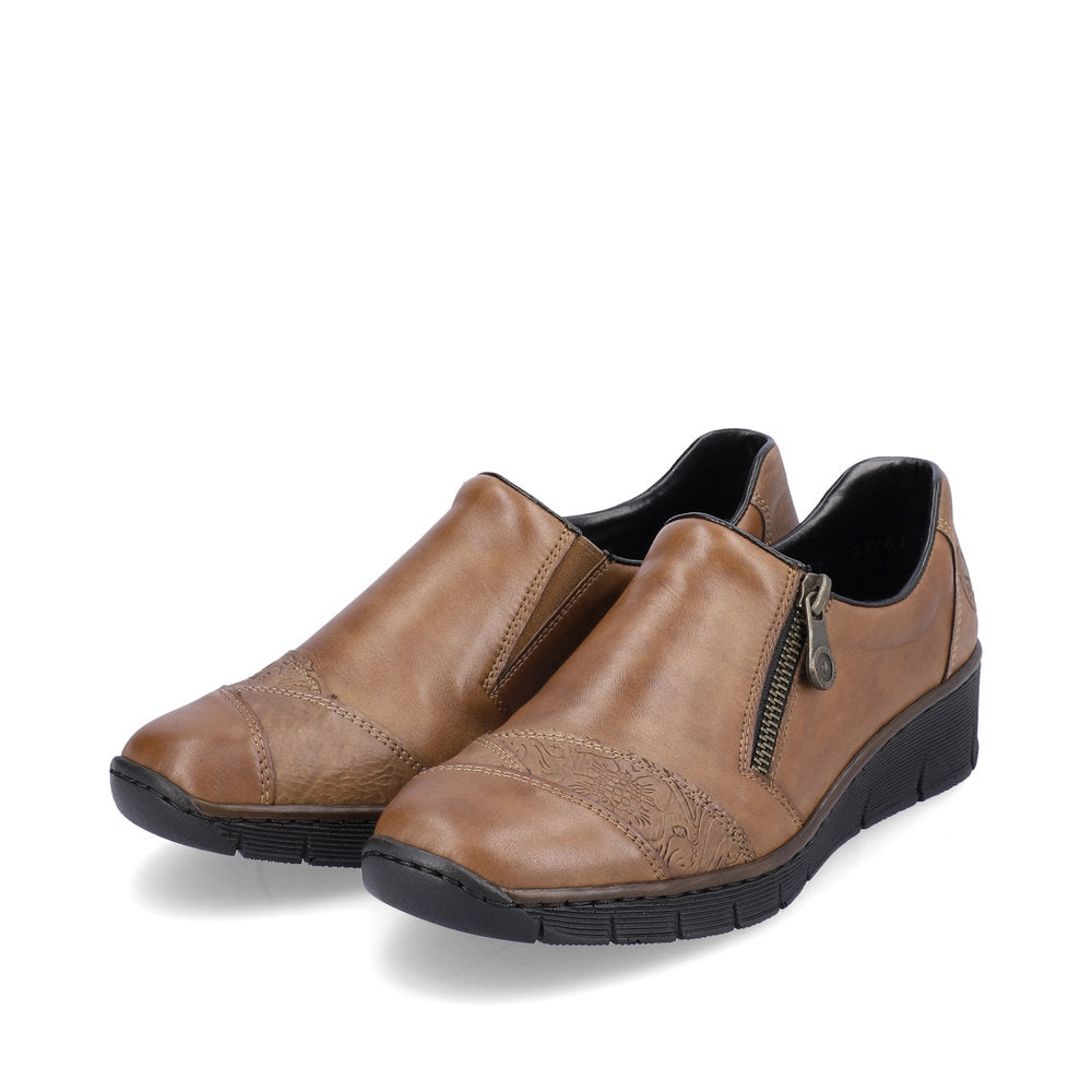 Rieker 53761-24 Doris Nutmeg/Chestnut Casual Shoes