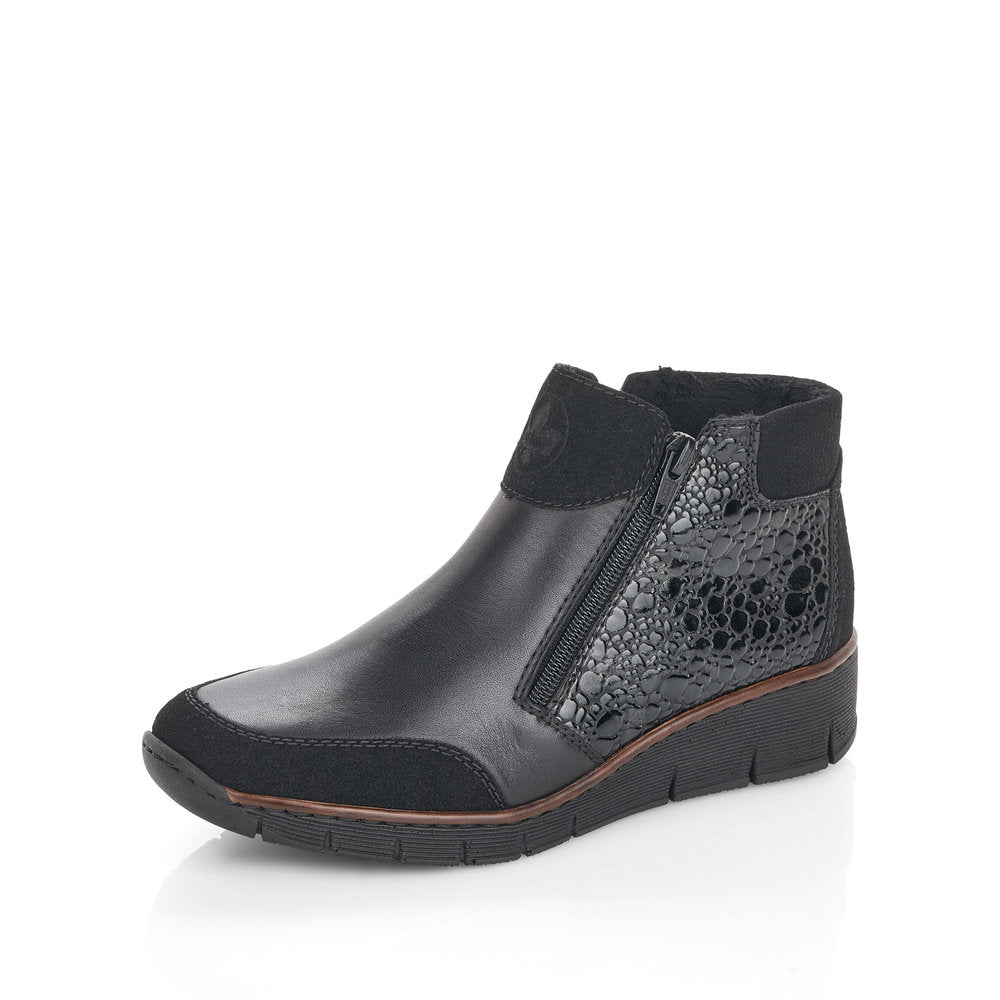 Rieker 53782-00 Black Boots